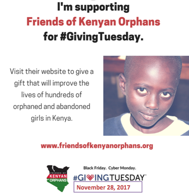 GIVING TUESDAY....IT'S HERE....IT'S TODAY